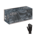 AJSIA GUANTI NITRILE BLACK 5.5GR 100PZ TG.L