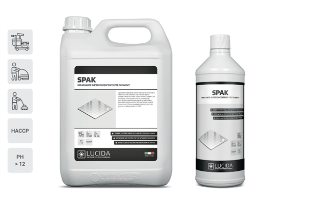 LUCIDA SPAK SGRASSANTE SUPERCONC. PAVIMENTI 5 LT