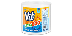 VIT BOBINA ULTRA 800 1 ROTOLO � 2 VELI - PURE CELL. - GOFFATURA 22 PUNTE