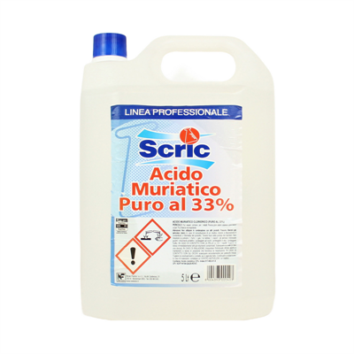 SCRIC ACIDO MURIATICO PURO 33% LT 5