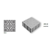 CAP TOVAGLIOLO AIRLAID 40X40 BLACK&WHITE LUMIERES PZ.50