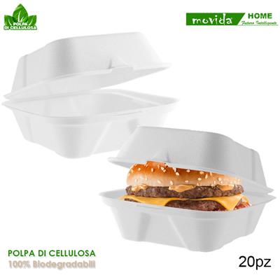MOVIDA BOX BURGER BIO 15X15X8,5 PZ. 20