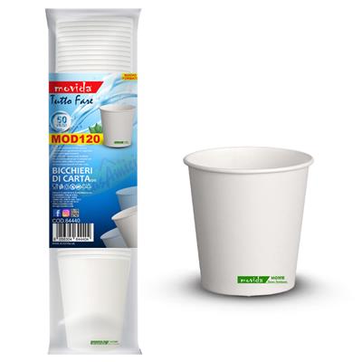 MOVIDA BICCHIERI BIO 120 OZ4 CAFFE' 50PZ