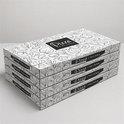 SCATOLA PIZZA 35X75 H 4.5 C.OCCHIELLO PZ. 50