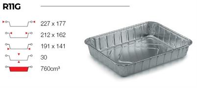 CONTITAL CONTENITORE ALLUMINIO 4 PORZ R11G SMART PZ. 100