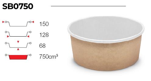 CONTITAL INSALATIERA POKE ML.750 PZ. 40