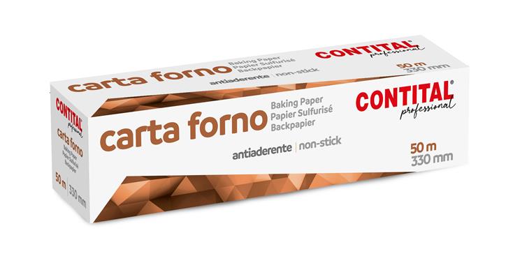 CONTITAL ROLL CARTA FORNO 50 MT X 33 CM
