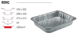 CONTITAL CONTENITORE ALLUMINIO 8 PORZ R31G PZ. 50