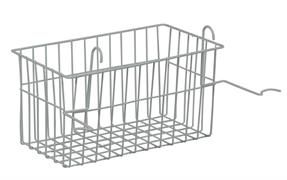 CESTINO PORTA OGETTI PER CARRELLO PORTA SACCO MOD.X ROSSO