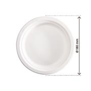 SBIO PIATTO DESSER CM.18 PZ.50