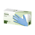 GUANTI NITRILE BLU 3.5 TG L PZ.100