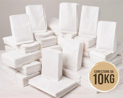 SACCHETTI KRAFT BIANCO 12X26