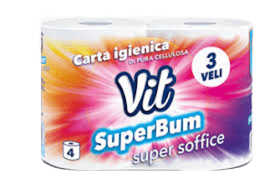 VIT CARTA IGIENICA SUPERBUM 4 ROTOLI - 3 VELI