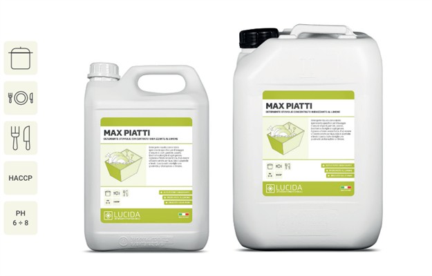 LUCIDA MAX PIATTI LIMONE HACCP LT. 5