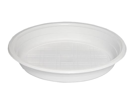 ELITE PIATTI FONDI PLASTICA RIUTILIZZABILI E MICROONDE PZ. 50