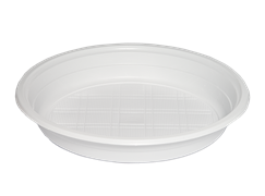 ELITE PIATTI FONDI PLASTICA RIUTILIZZABILI E MICROONDE PZ. 50