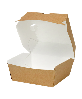 SBIO BOX BURGER CARTONCINO 12X12Xh9 PZ. 25