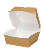 SBIO BOX BURGER CARTONCINO 12X12Xh9 PZ. 25