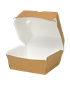 SBIO BOX BURGER CARTONCINO 12X12Xh9 PZ. 25