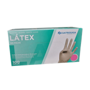 GUANTI LATTICE SENZA POLVERE TG L PZ. 100